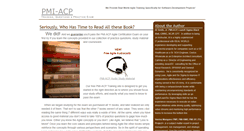 Desktop Screenshot of pmiacptraining.com